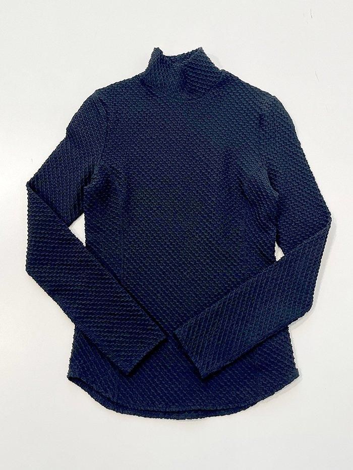MameKurogouchi(マメクロゴウチ)/ Shirring Jersey Jacquard MameKurogouchi(マメクロゴウチ)/ Shirring Jersey Jacquard