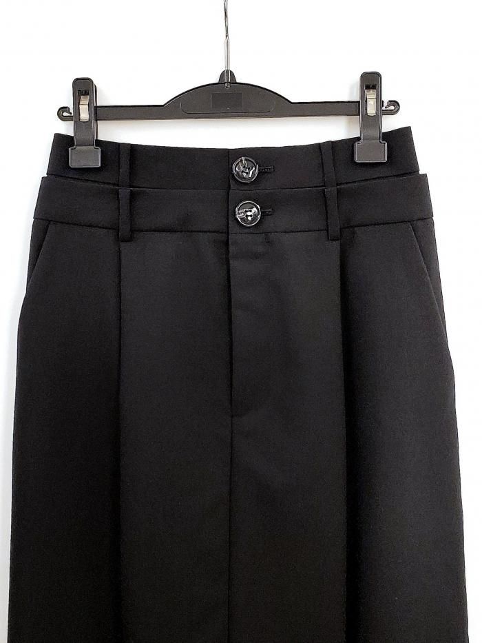ENFOLD(エンフォルド)/DOUBLE-WAIST SKIRT