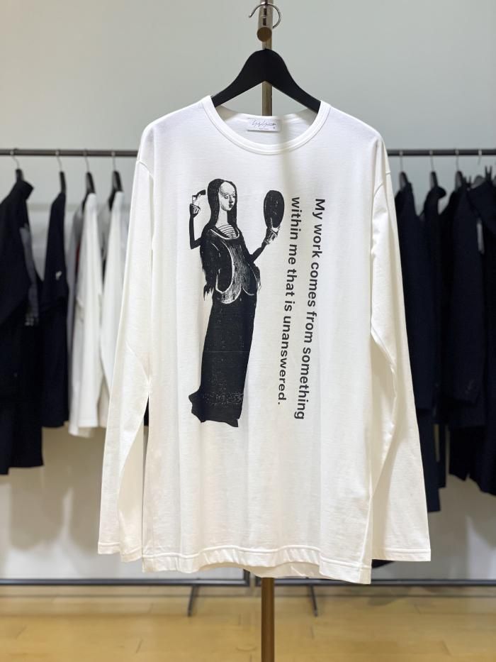 Yohji Yamamoto 30/- COMBED SINGLE JERSEY PT LONG SLEEVE Yohji Yamamoto 30/- COMBED SINGLE JERSEY PT LONG SLEEVE