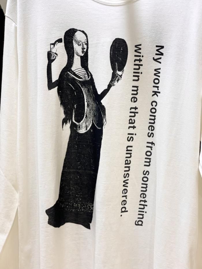 Yohji Yamamoto 30/- COMBED SINGLE JERSEY PT LONG SLEEVE Yohji Yamamoto 30/- COMBED SINGLE JERSEY PT LONG SLEEVE