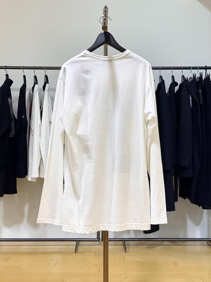 Yohji Yamamoto 30/- COMBED SINGLE JERSEY PT LONG SLEEVE Yohji Yamamoto 30/- COMBED SINGLE JERSEY PT LONG SLEEVE
