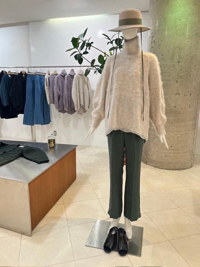 Mame Kurogouchi(マメクロゴウチ)/Mohair Knitted High Neck Top Mame Kurogouchi(マメクロゴウチ)/Mohair Knitted High Neck Top