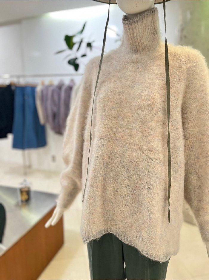 Mame Kurogouchi(マメクロゴウチ)/Mohair Knitted High Neck Top Mame Kurogouchi(マメクロゴウチ)/Mohair Knitted High Neck Top