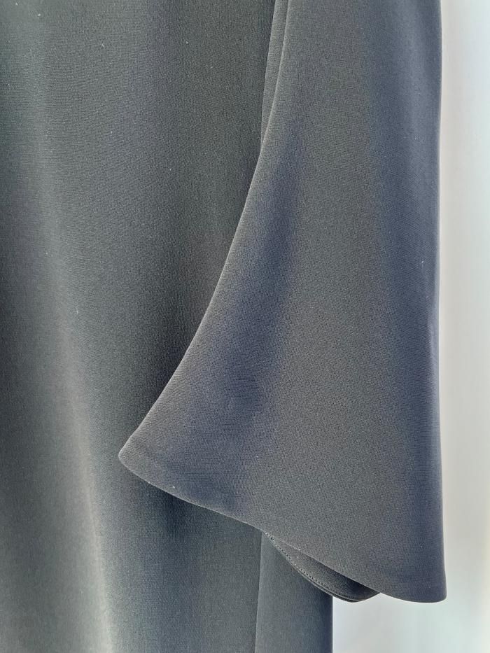 Mame Kurogouchi(マメクロゴウチ)/ Acetate Polyester V-Neck Dress Mame Kurogouchi(マメクロゴウチ)/ Acetate Polyester V-Neck Dress