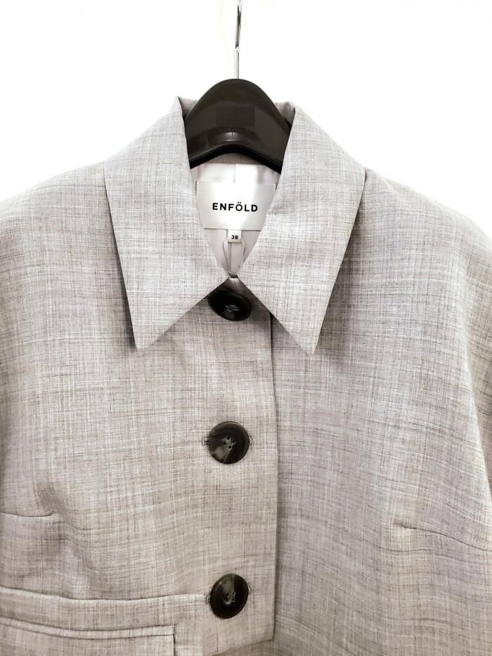 ENFOLD(エンフォルド)/SOUTIEN-COLLAR SHORT-JACKET ENFOLD(エンフォルド)/SOUTIEN-COLLAR SHORT-JACKET