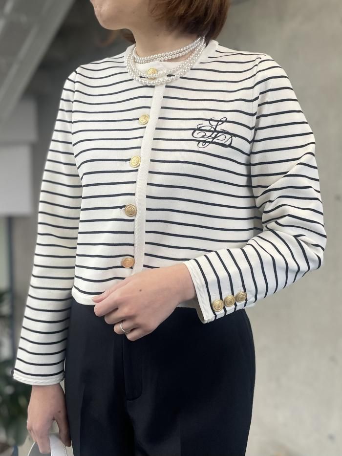 トリム総針カーディガン(カーディガン)｜TOPS（トップス