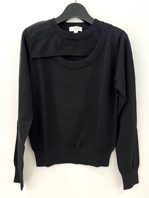 HYKE(ϥ)/CREW NECK SWEATER
