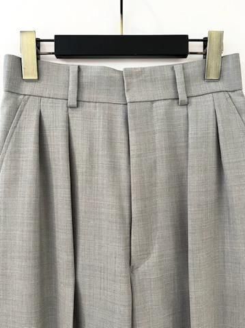 すぐ届く！ [HYKE] ヴィエラ ワイド レッグ パンツ VIYELLA WIDE LEG PANTS-ビエラワイドレッグパンツ -HYKE