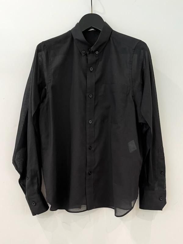 HYKE 長袖シャツ size1 黒 HYKE(ハイク)通販-six Online Shop