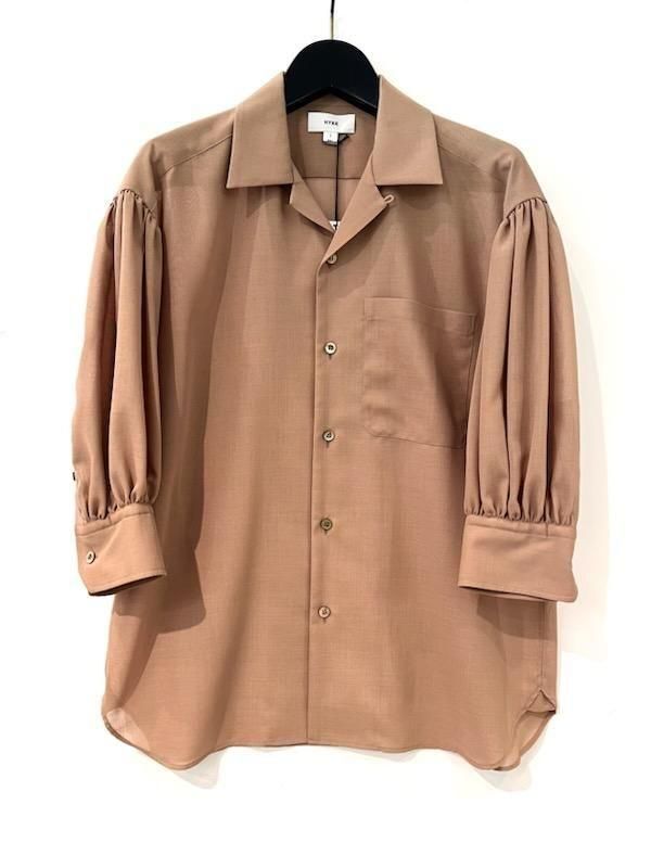HYKE ハイク PRINTED BLOUSE プリンテッドブラウス アイボリー