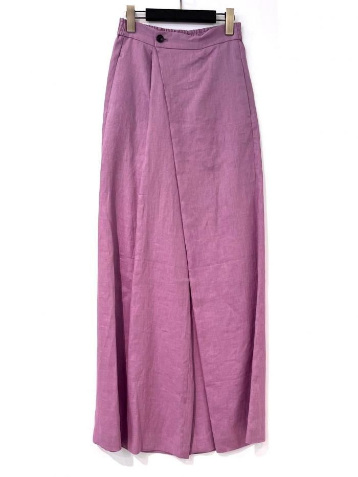 <img class='new_mark_img1' src='https://img.shop-pro.jp/img/new/icons20.gif' style='border:none;display:inline;margin:0px;padding:0px;width:auto;' />HYKE(ϥ)/LINEN WIDE LEG PANTS