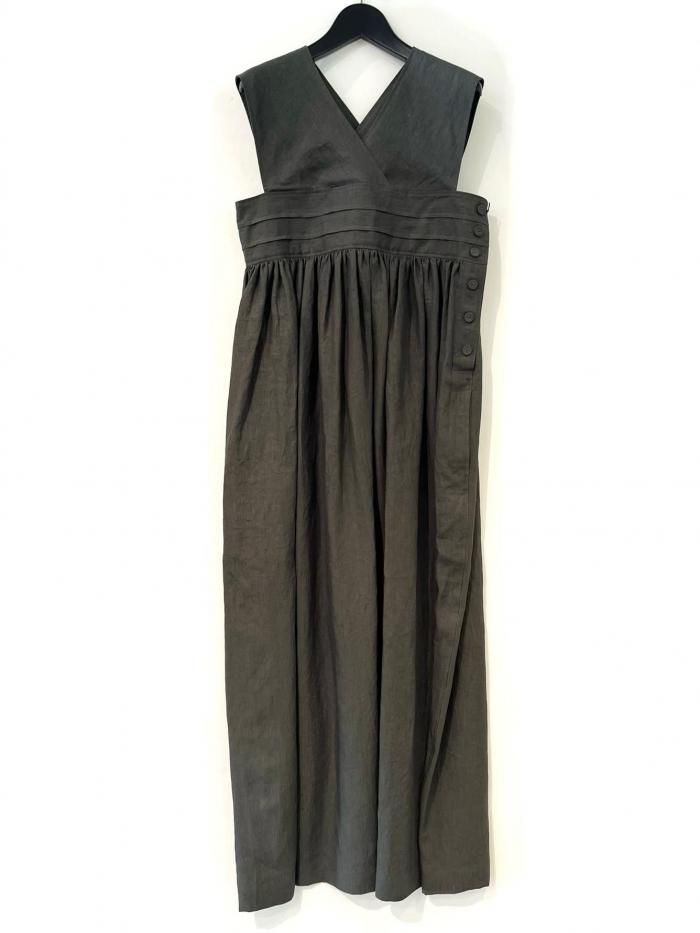 <img class='new_mark_img1' src='https://img.shop-pro.jp/img/new/icons8.gif' style='border:none;display:inline;margin:0px;padding:0px;width:auto;' />HYKE(ϥ)/LINEN MAXI DRESS