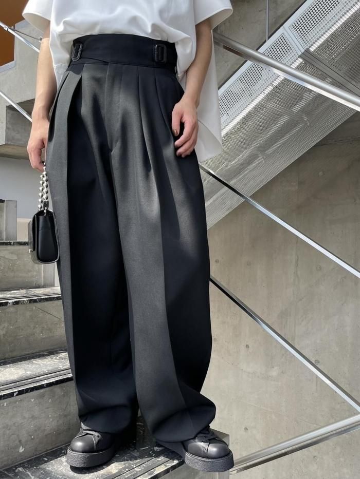 the reracs グルカスラックス 46 THE RERACS│ザ・リラクス / THE SLACKS STRAHGT(TOP GRAY)