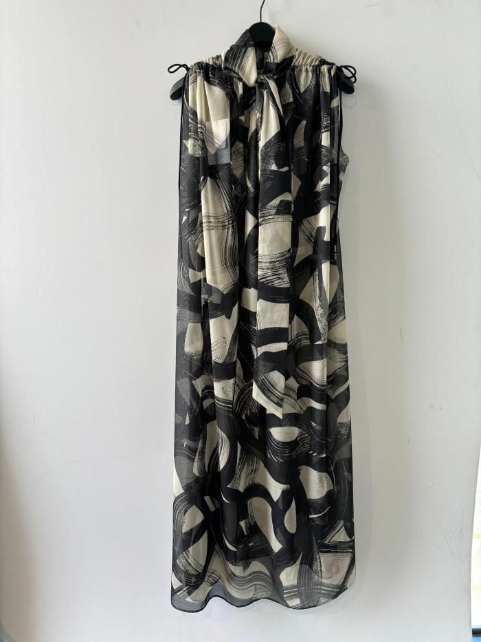 UJOH(硼/ܥ㥶ɥ쥹 / Trajectory Print Spun Chiffon Voile