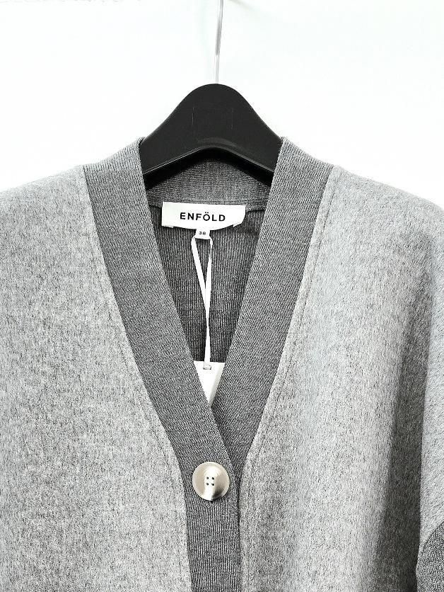 ENFOLD(エンフォルド)/KNIT×RIVER JACKET