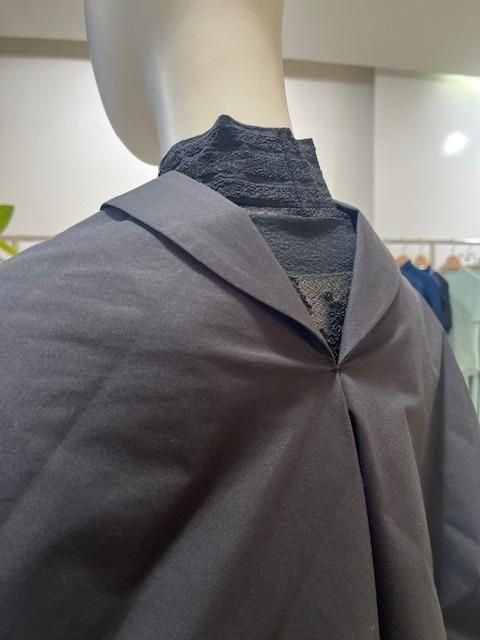 Mame Kurogouchi(マメクロゴウチ)/Micro Pleats Shirt - black