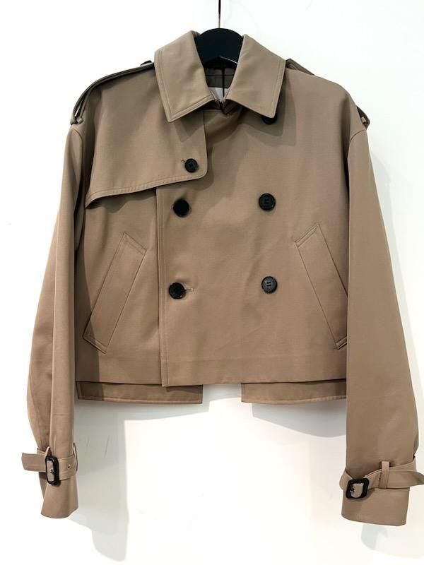 <img class='new_mark_img1' src='https://img.shop-pro.jp/img/new/icons8.gif' style='border:none;display:inline;margin:0px;padding:0px;width:auto;' />HYKE(ϥ)/CROPPED TRENCH COAT / BIG FIT