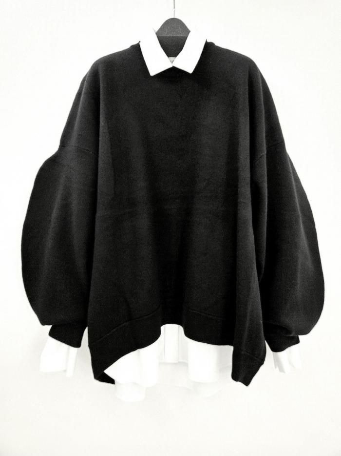 ENFOLD(エンフォルド)/DOUBLE-FACE PULLOVER