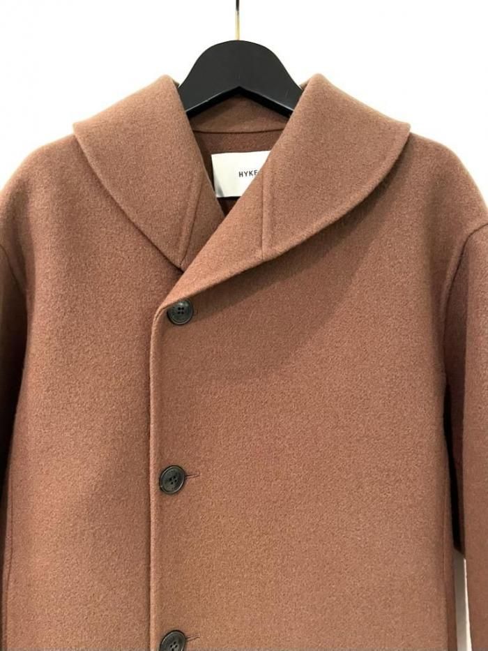 HYKE(ハイク)/DOUBLE FACE SHAWL COLLAR COAT
