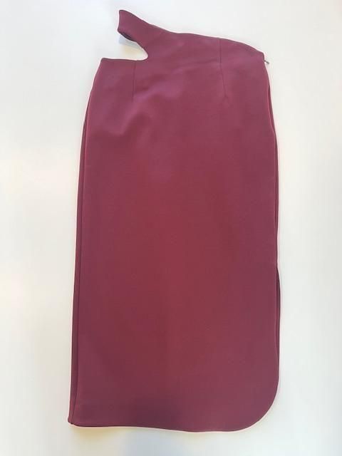 <img class='new_mark_img1' src='https://img.shop-pro.jp/img/new/icons8.gif' style='border:none;display:inline;margin:0px;padding:0px;width:auto;' />Mame Kurogouchi (ޥ᥯)/ Double Jersey Asymmetric Skirt