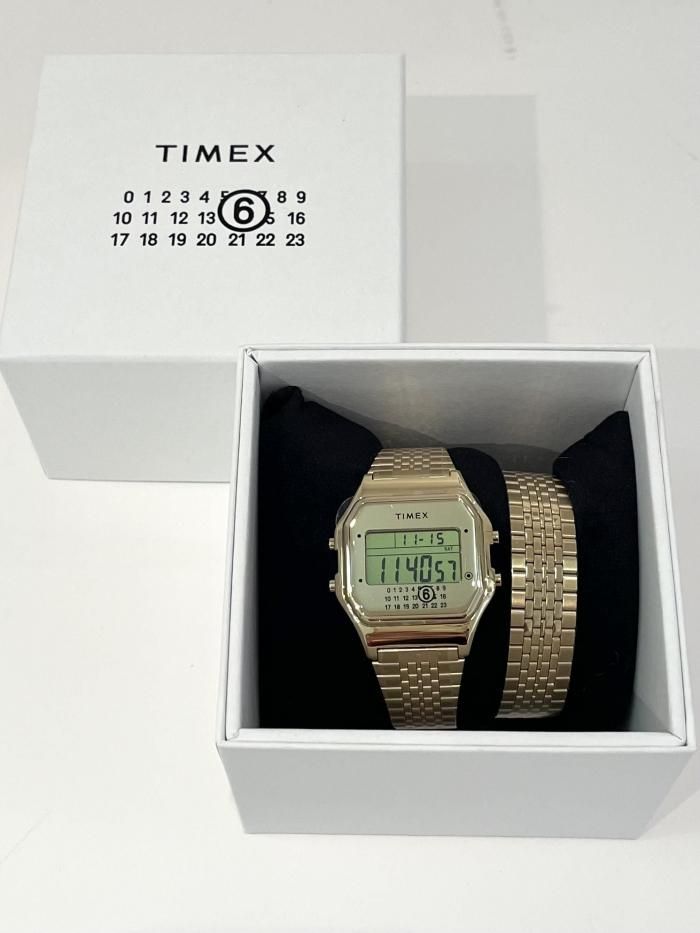 <img class='new_mark_img1' src='https://img.shop-pro.jp/img/new/icons8.gif' style='border:none;display:inline;margin:0px;padding:0px;width:auto;' />MM6 Maison Margiela TIMEX(२ॷå᥾ޥ른ߥå)/T80 GIFT Set w/Extra Bracelet