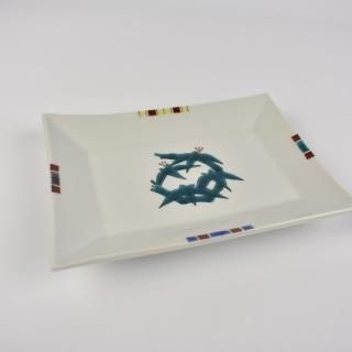 九谷焼青白瓷小鉢煎茶器　５客揃　九谷作家　池島保雄作【涼しさ】【上品さ】【季節】 九谷焼青白瓷小鉢煎茶器 5客揃 九谷作家 池島保雄作【涼しさ
