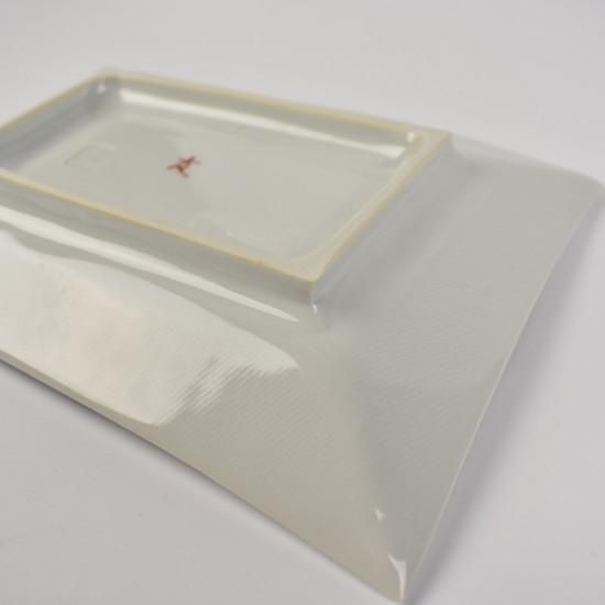 長皿 竹ニ雀の図 色絵定家詠十二ケ月和歌花鳥図角皿 - MIHO MUSEUM