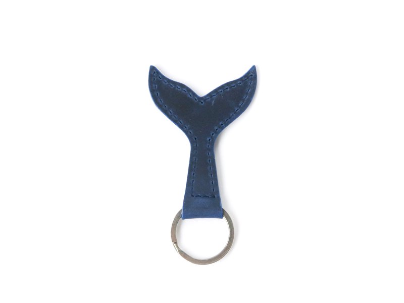 Whale Tail Key Holder / Blue