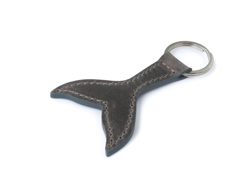 Whale Tail Key Holder / Grey