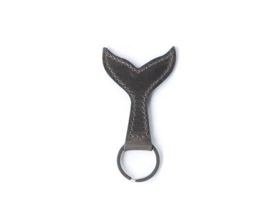 Whale Tail Key Holder / Grey