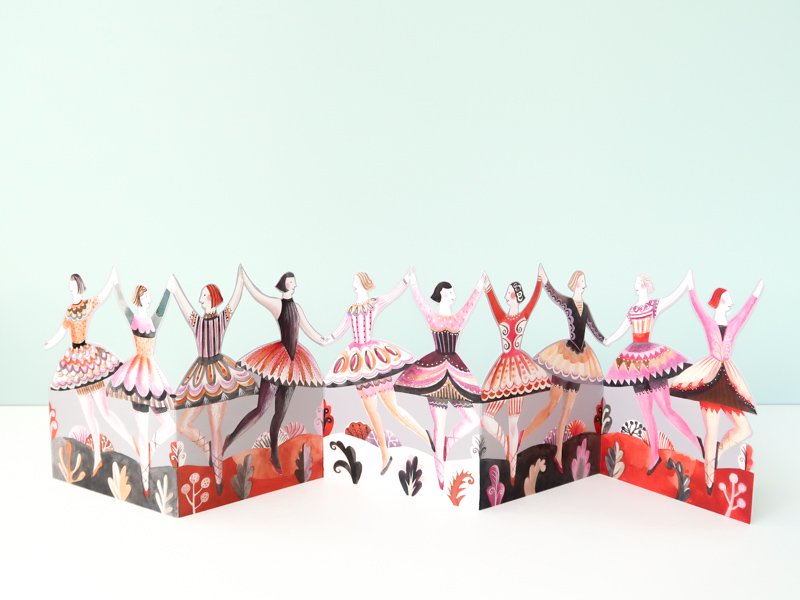 Dancers Card by Sarah Young