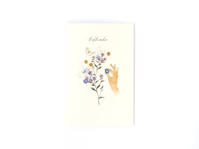 Birthstones and Flowers Card / September