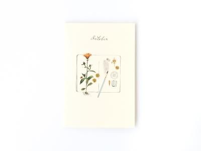 Birthstones and Flowers Card / October