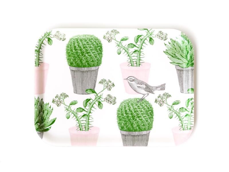 Tray / Cactus&Bird