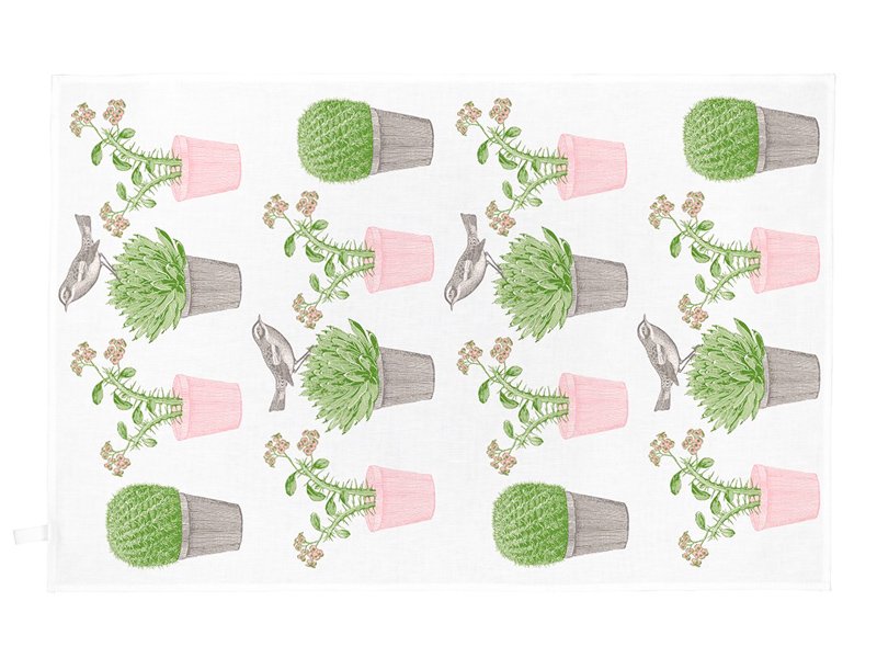 Tea Towel / Cactus&Bird