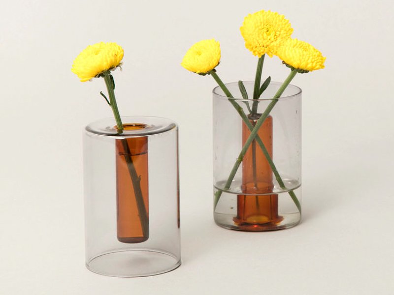 Reversible Vase / Grey&Brown