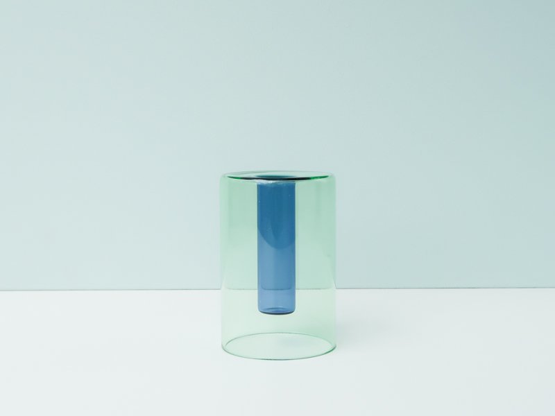 Reversible Vase / Green&Blue