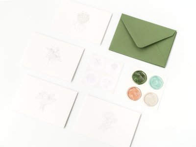 Mini Card Set / Botanical