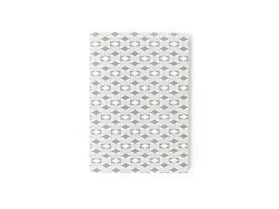Layflat Notebook / Diamond (Grey)