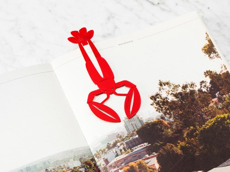 Bon Vivant Bookmark / Red