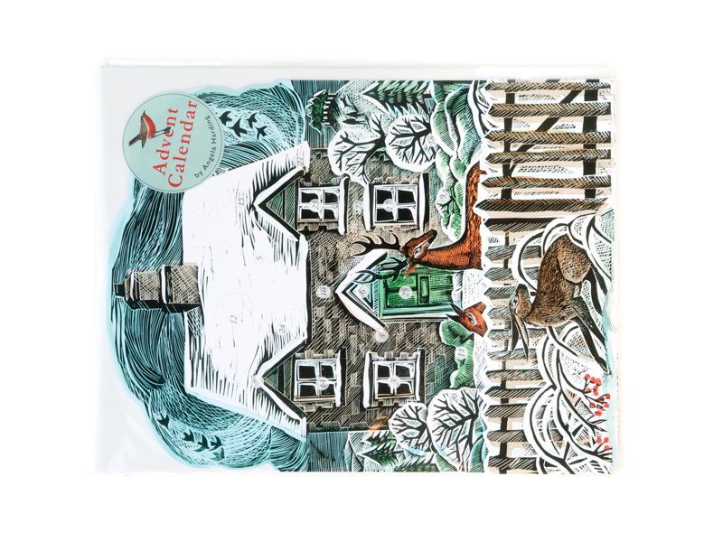 Christmas Cottage Advent Calendar  by Angela Harding