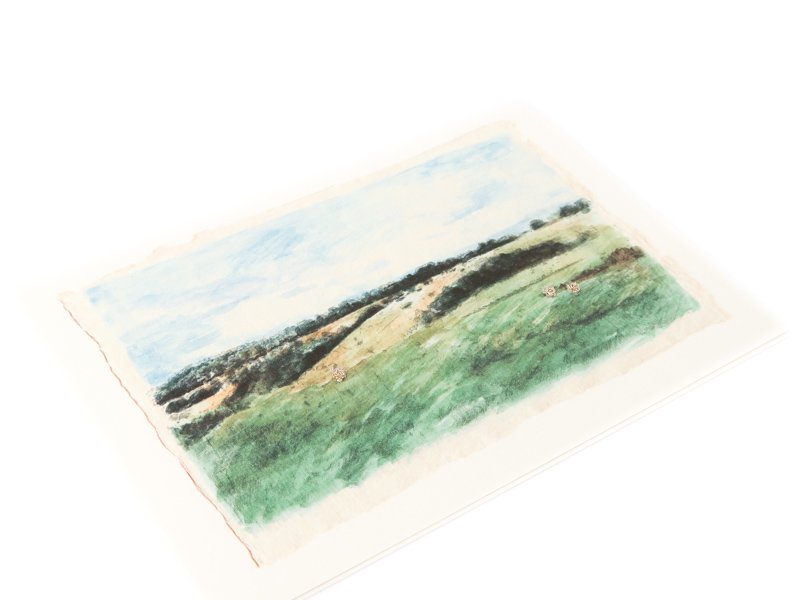 Watercolour Landscape Card