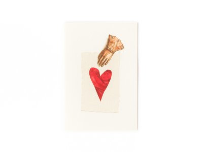 Hand on Heart Card