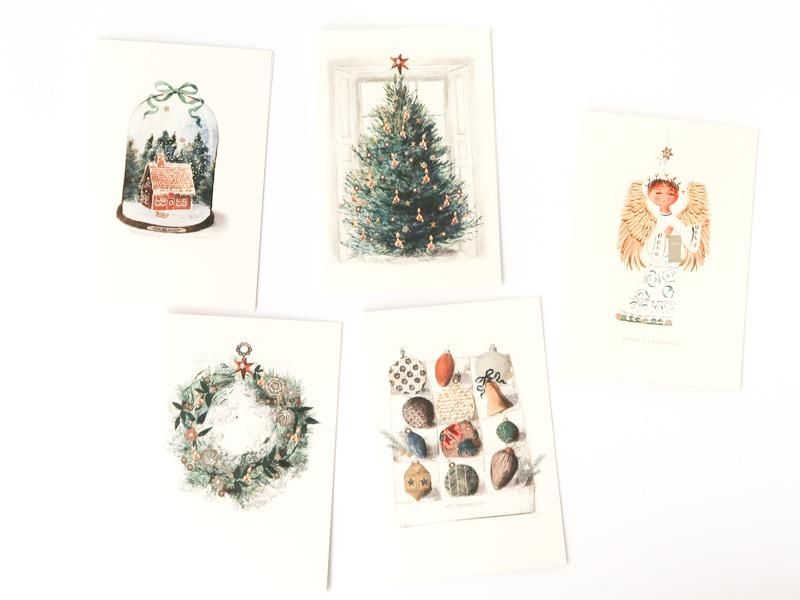 Candle-lit Garland Card