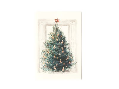 Georgian Christmas Tree Card