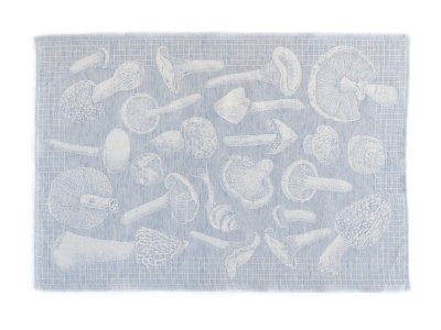 Tea Towel / Mushrooms (Blue Fog)