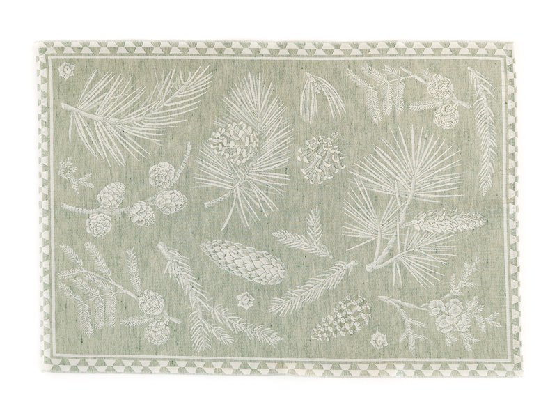 Tea Towel / Pines (Green)