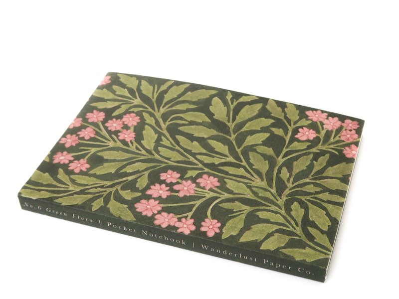 Pocket Notebook / Green Flora
