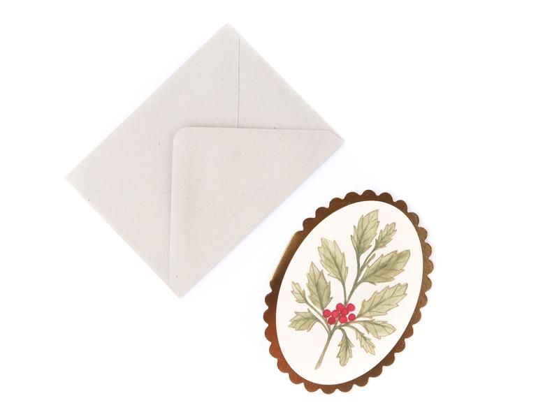 Holly Card