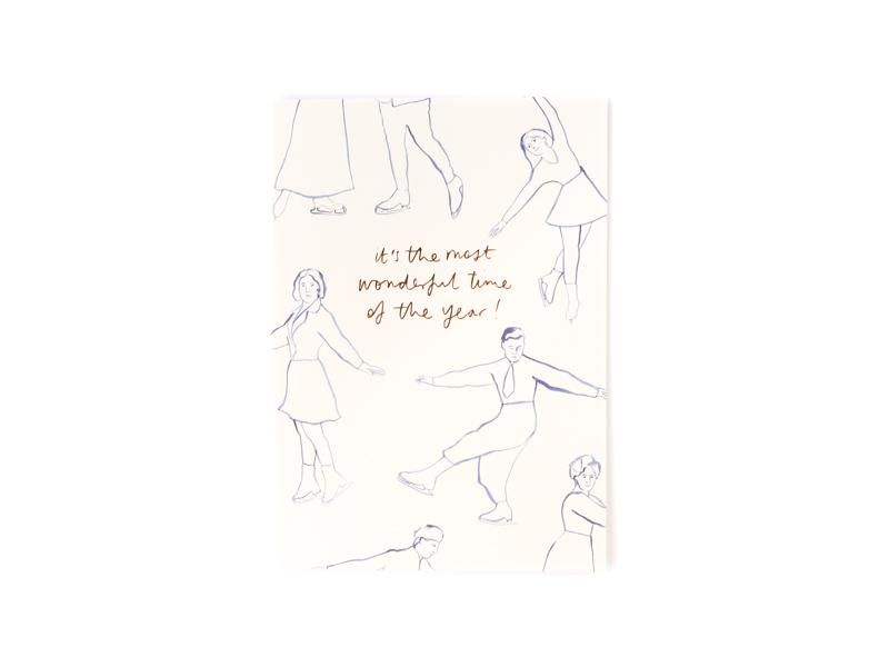 Ice Skaters Card